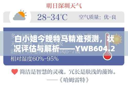白小姐今晚特马精准预测,状况评估与解析——YWB604.22便携版