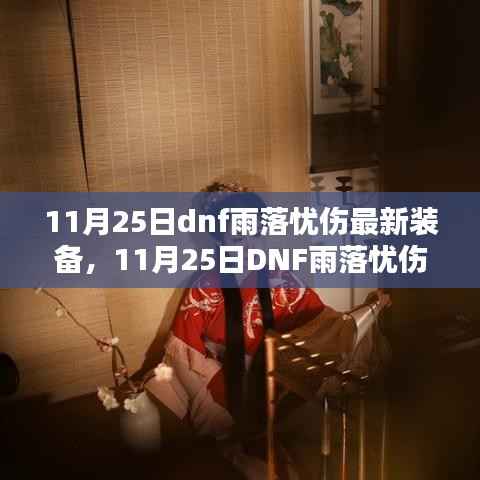 11月25日DNF雨落忧伤装备指南，引领潮流，装备领先