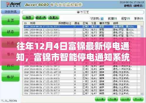 富锦市全新升级智能停电通知系统，科技引领生活，富锦最新停电通知发布于往年12月4日