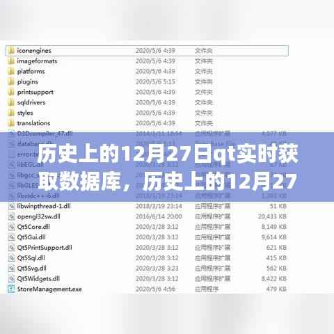 历史上的12月27日，Qt实时获取数据库的演变之旅探索