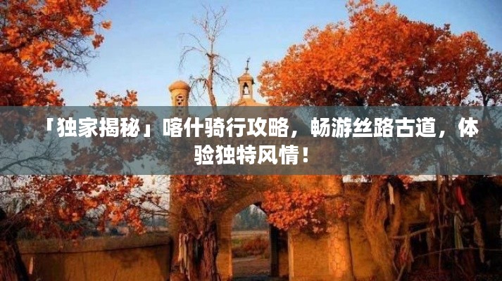 「独家揭秘」喀什骑行攻略，畅游丝路古道，体验独特风情！