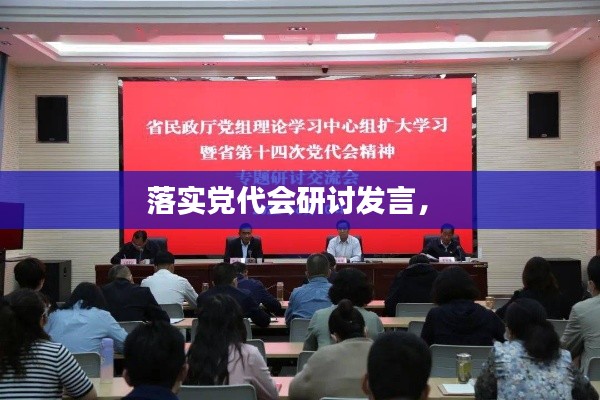 落实党代会研讨发言,